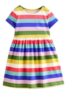 Mini Boden Kids' Stripe Cotton Jersey T-Shirt Dress