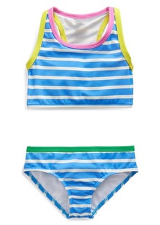 Mini Boden Kids' Stripe Two-Piece Swimsuit