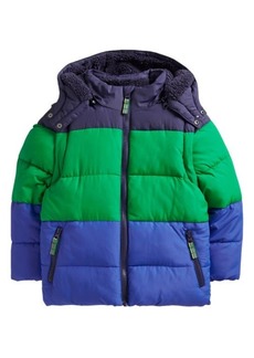 Mini Boden Kids' Two-in-One Vest & Puffer Jacket