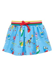 Mini Boden Kids' Winter Fun Twirl Skirt in Blue Animal Antics at Nordstrom