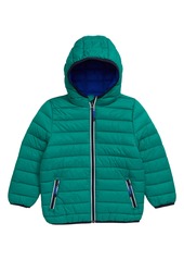Mini Boden Packaway Puffer Jacket in Hike Green at Nordstrom