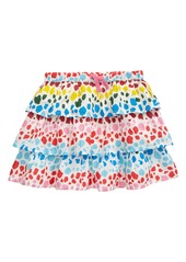 Toddler Girl's Mini Boden Kids' Print Ruffle Skirt