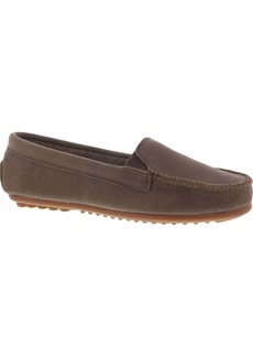 Minnetonka Imperial Womens Faux Leather Slip On Loafers
