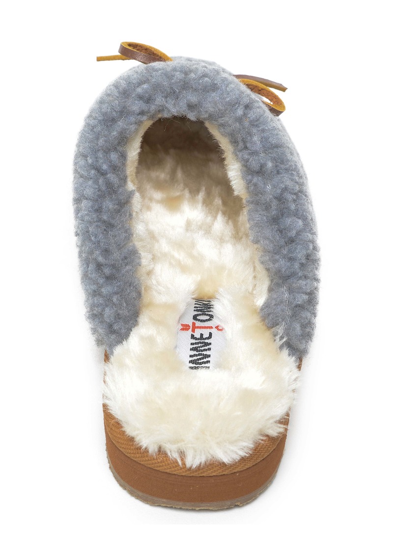 flurry scuff faux fur slipper