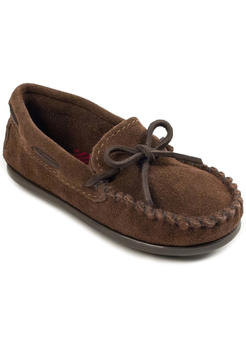 Minnetonka Little Boys Slip-On Moc - Dark Brown