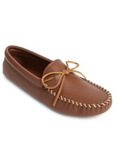 Minnetonka Men's Deerskin Leather Softsole Moccasin Loafers Men's Shoes