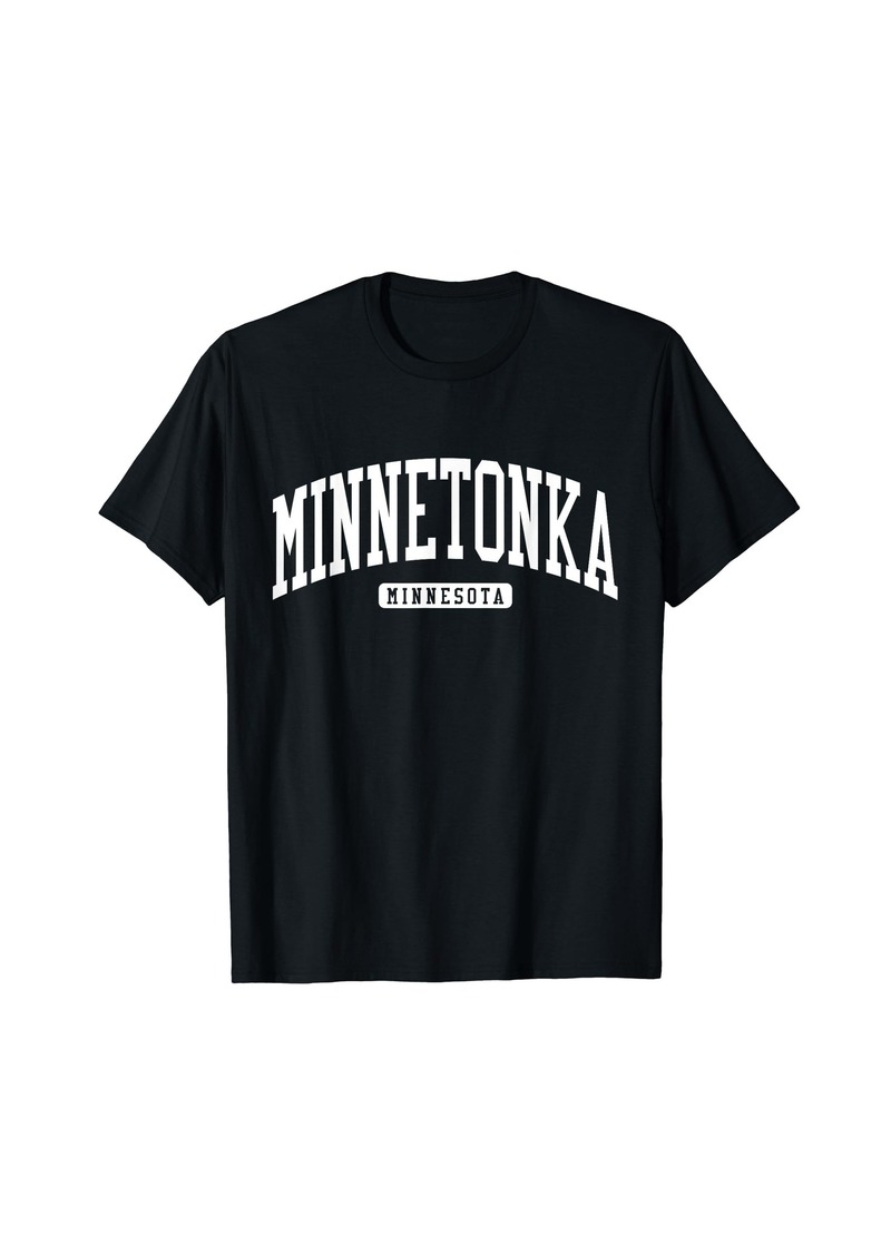 Minnetonka Minnesota MN College University Style T-Shirt