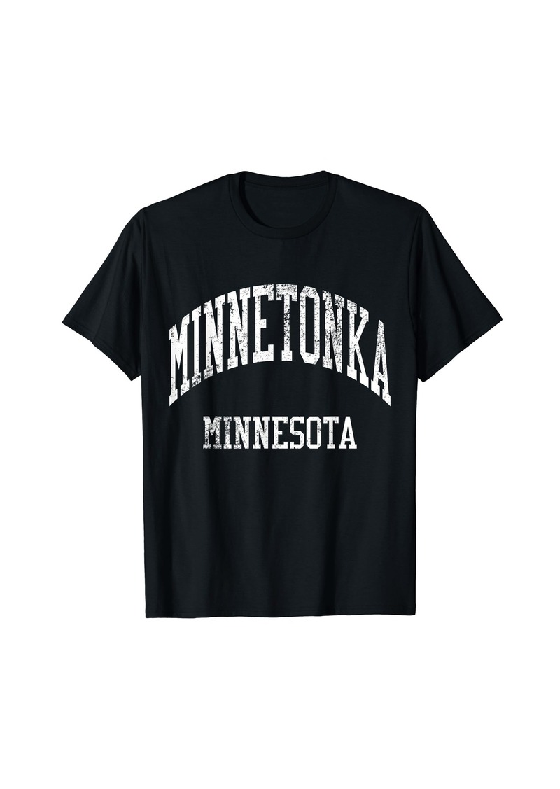 Minnetonka Minnesota Retro 70s College Sports Style T-Shirt