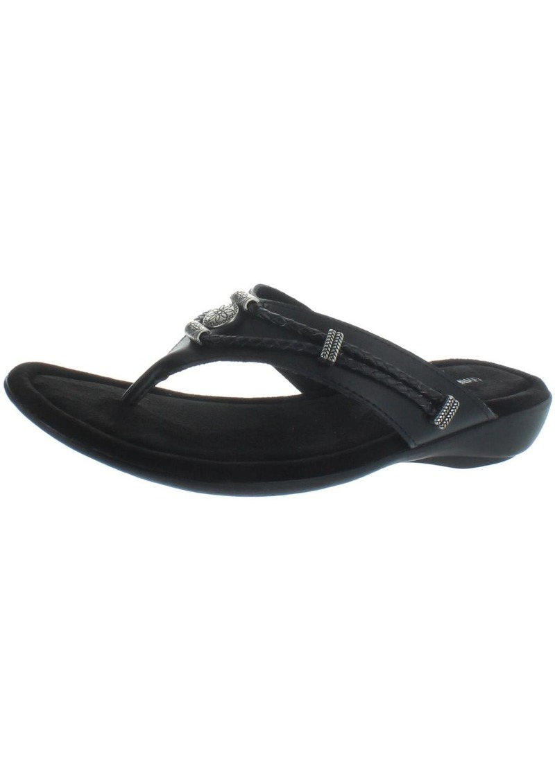 Minnetonka Silverthorne Womens Slip On Slides Thong Sandals