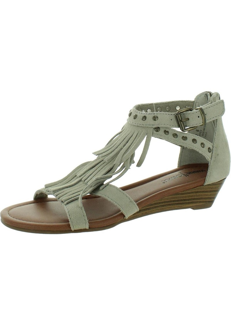 Minnetonka Womens Leather Gladiator Sandals