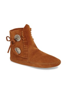 Minnetonka Two-Button Softsole Bootie in Brown at Nordstrom