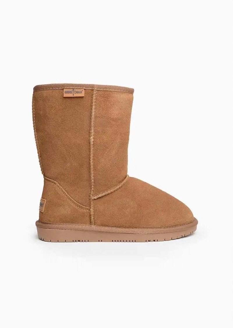 Minnetonka Women's Olympia Short Boot In Golden Tan