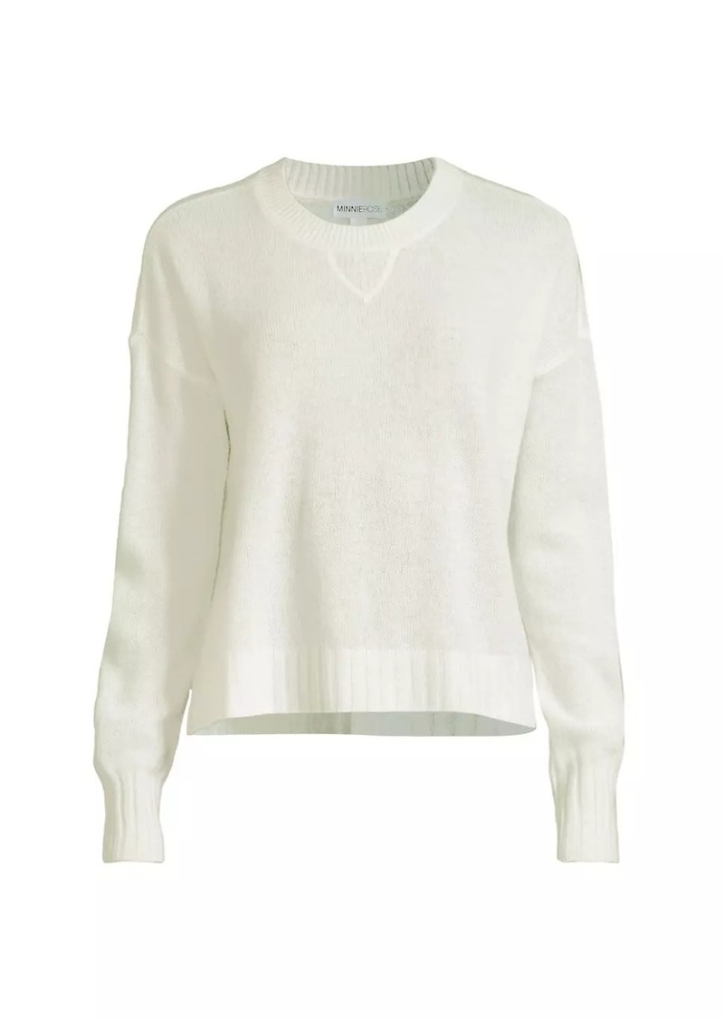 Minnie Rose Cashmere Crewneck Sweater