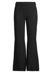 Minnie Rose Cotton-Blend Flared Knit Pants