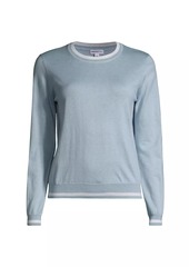 Minnie Rose Cotton-Cashmere Sweater