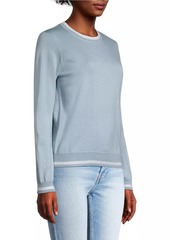Minnie Rose Cotton-Cashmere Sweater