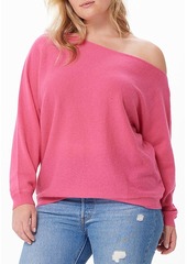 Minnie Rose Cashmere Off the Shoulder Sweater