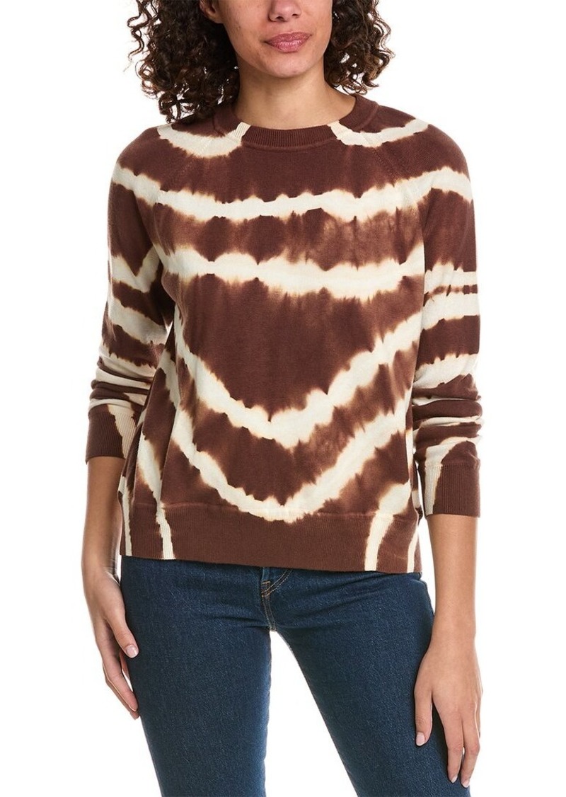 Minnie Rose Tie-Dye Cashmere-Blend Sweater