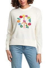 Minnie Rose You Get No Love From Me Cashmere-Blend Sweater