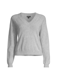 Minnie Rose V-Neck Cashmere Sweater