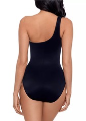 Miraclesuit Bronze Reign Jena One-Shoulder One-Piece Swimsuit