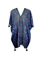 Miraclesuit Danube Mosaic-Print Cotton Cover-Up Dress