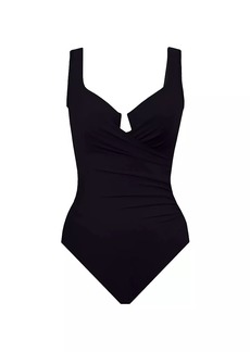 Miraclesuit Draped One-Piece Swimsuit