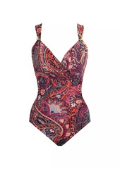 Miraclesuit Dynasty Siren Acrylic One-Piece Swimsuit