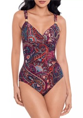 Miraclesuit Dynasty Siren Acrylic One-Piece Swimsuit