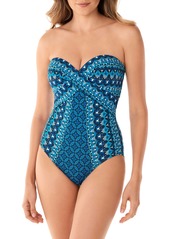 Miraclesuit® Mosaica Seville Bandeau One-Piece Swimsuit