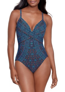 Miraclesuit Romani Captivate Printed Underwire One Piece Swimsuit