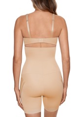 Miraclesuit Shapewear Women's Modern Miracle High-Waist Thigh Slimmer with Lycra FitSense print technology 2569 - Warm Beige