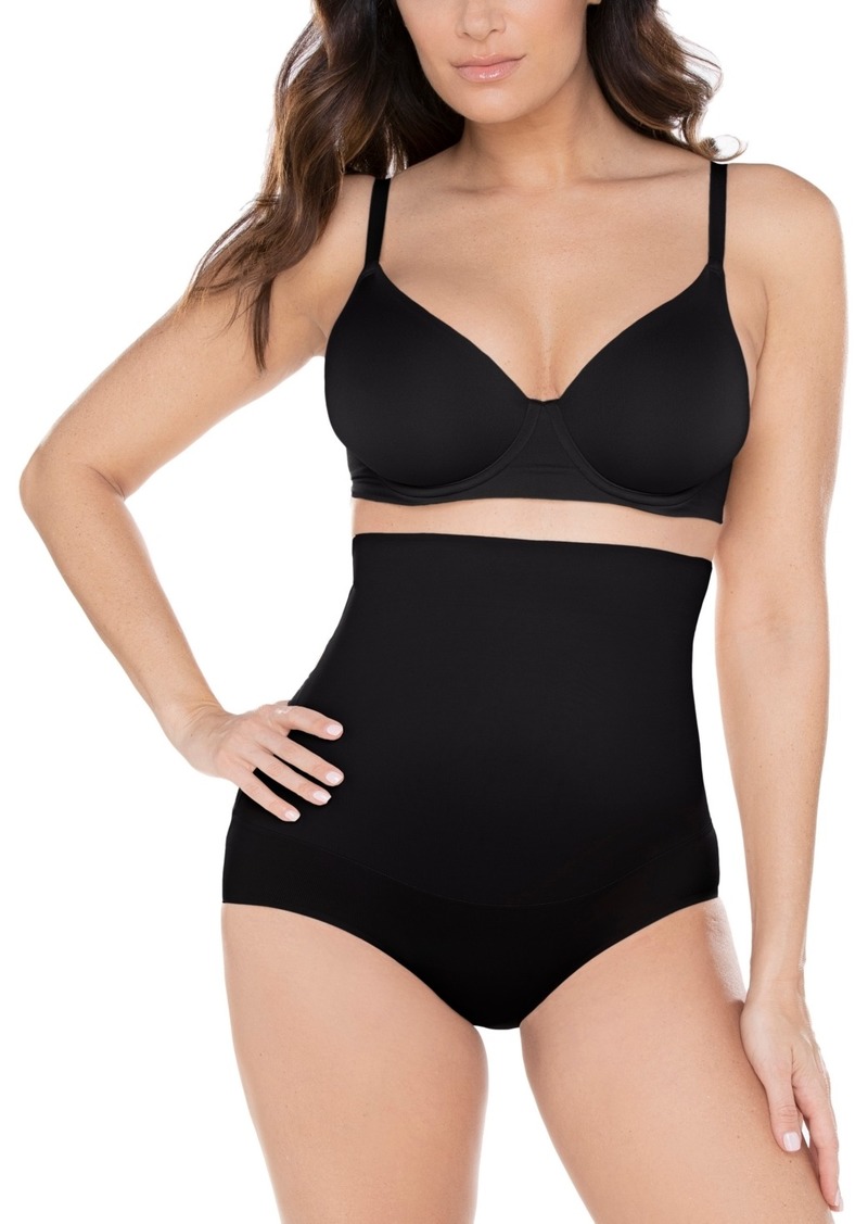 Miraclesuit Women's Comfy Curves Hi Waist Brief Shapewear 2515 - Black