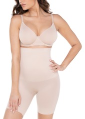 Miraclesuit Women's Comfy Curves Hi-Waist Thigh Slimmer Shapewear 2519 - Nude