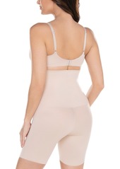 Miraclesuit Women's Comfy Curves Hi-Waist Thigh Slimmer Shapewear 2519 - Nude