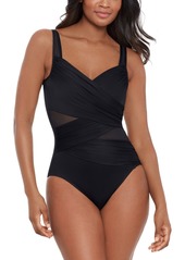 Miraclesuit Women's Network Madero Underwire Dd One-Piece Swimsuit - Black