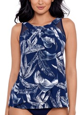 Miraclesuit Women's Tropica Toile Ursula Underwire Tankini Top - Tropica Toile