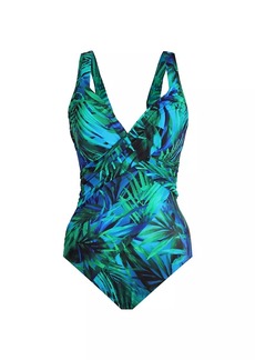 Miraclesuit Palm Reeder Revele One-Piece Swimsuit