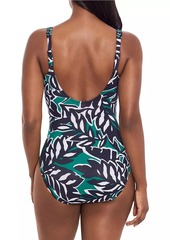 Miraclesuit Palma Verde Sanibel Draped One-Piece Swimsuit