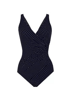Miraclesuit Pin Point Oceanus One-Piece Swimsuit