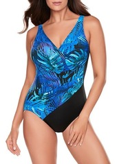 Miraclesuit Royal Palm-Print One-Piece Swimsuit