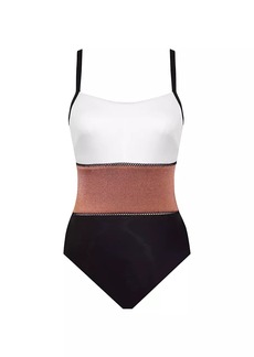 Miraclesuit Spectra Trifecta Colorblocked One-Piece Swimsuit