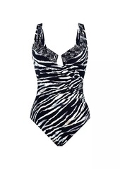 Miraclesuit Tigre Sombre One-Piece Swimsuit
