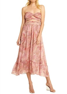 Misa Arianne Dress In Muted Paisley