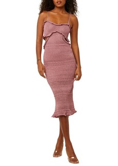 MISA Los Angeles Skye Cutout Knit Body-Con Dress in Rose Knit at Nordstrom