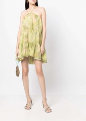 Misa Sastra frilled mini dress