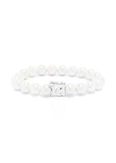 Misbhv logo-charm pearl bracelet