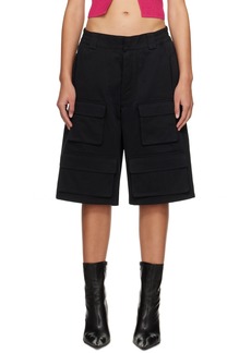 MISBHV Black Four-Pocket Cargo Shorts