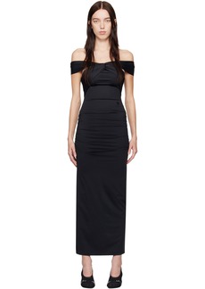 MISBHV Black Wrapped Maxi Dress