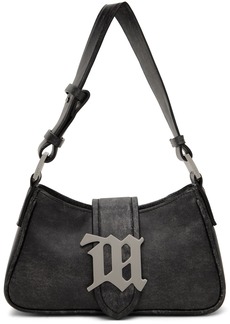 MISBHV Gray Leather Small Bag